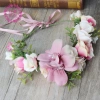 Jialan Flower Ring's new handcrafted Japanese and Korean forest-themed flower ring headwear, travel and photo headwear Specification image
